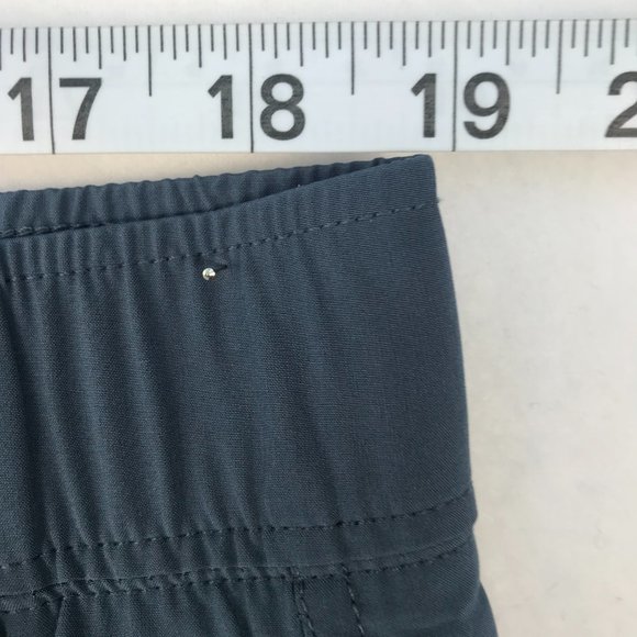 EDDIE BAUER Departure Ankle Pant Blue Pull On Pockets Size XL 38x 28 Women - Picture 5 of 12